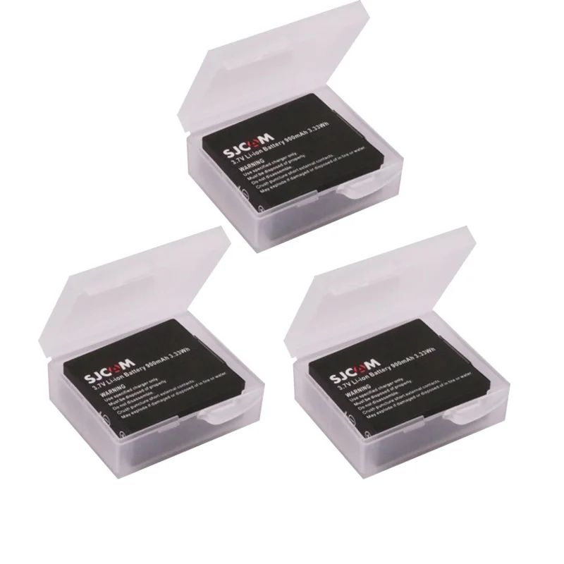 SJCAM sj4000 батарея+ батарея sj7000 sj5000 sj6000 sj8000 SJ M10 dual USB зарядное устройство для SJCAM sj4000 sj5000 аксессуары для камеры - Цвет: 3battery
