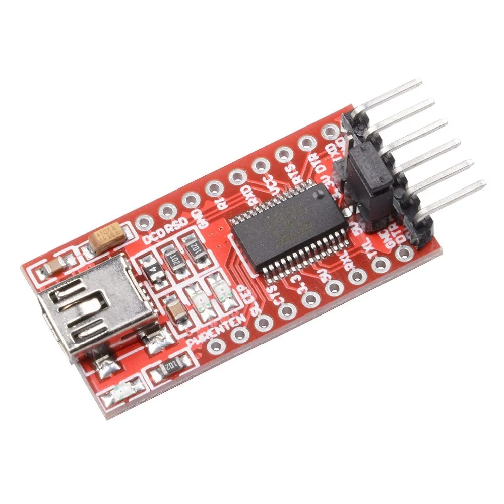 Aokin для FT232RL FTDI USB 3 V 5 к TTL Серийный адаптер модуль Arduino Mini Port|Аксессуары