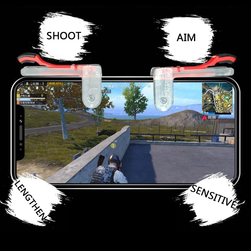 Геймпад M24 для PUBG игровой джойстик сотового телефона Android геймпад L1R1 контроллер