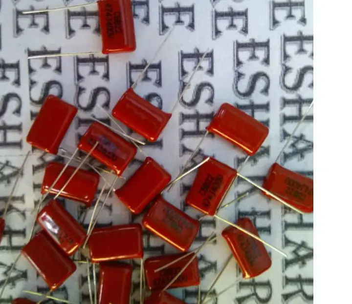 

50pcs capacitor 400 v474j 0.47 UF CBB22 capacitance 15 mm from the foot