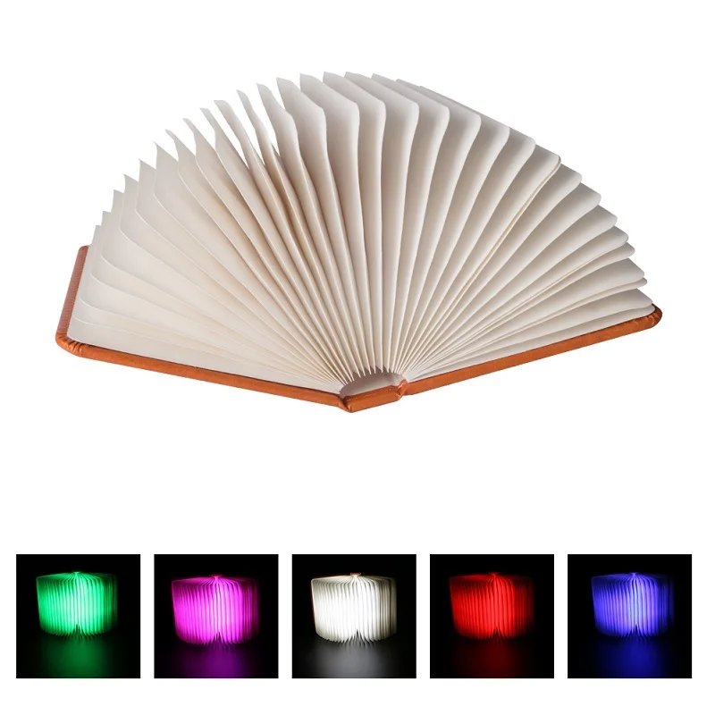 

Creative Foldable Folding Led Book Night Light Lighting Lamp Portable Booklight USB Rechargeable Table Book Light Novelty Lamps