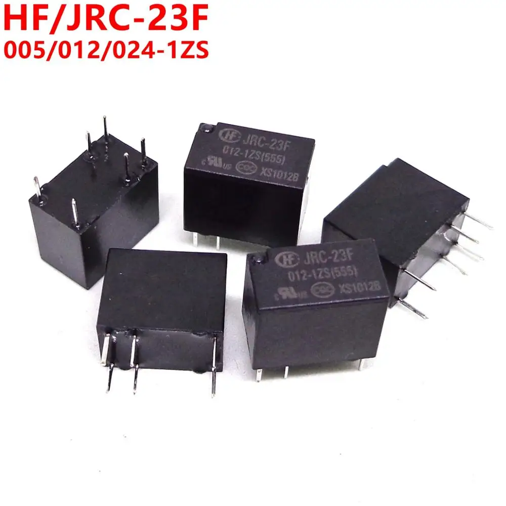 Новое и оригинальное 20pcs HF relay HFD23 JRC-23F 005 012 024 -1ZS 555 HF23F 5В 12В 24В 6PIN реле аналогичное |