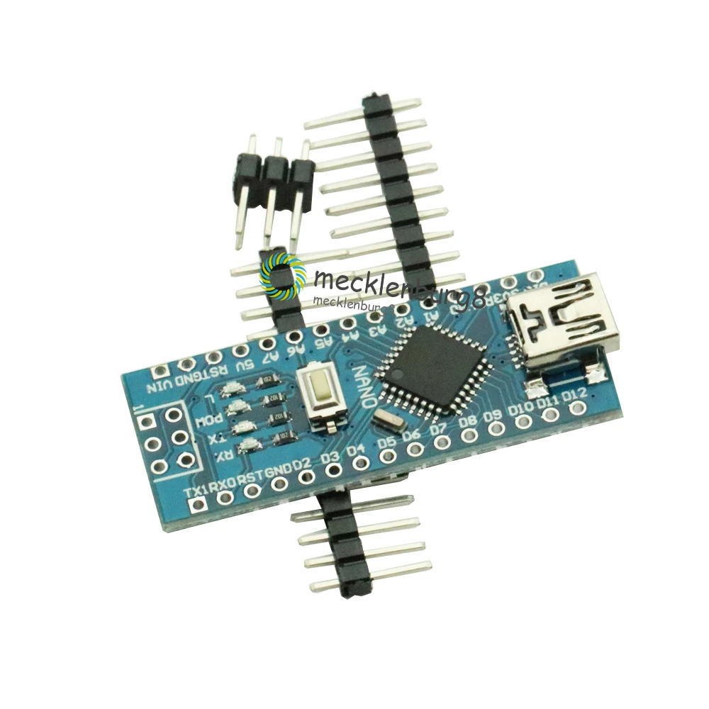 Мини контроллер USB CH340 Nano 3 0 ATmega328P драйвер ATmega328 совместимый с Arduino V3.0 Лидер