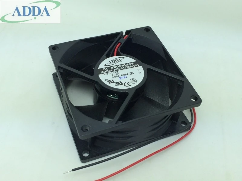 Оригинальный Для ADDA AD0812MB Y51 DC 12V 0.24A 8 см 8032 80*80*32 мм двойной шарикоподшипник