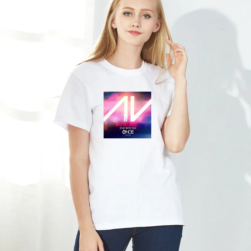 2018 Avicii футболка женская плюс размер свободные повседневные удобные мягкие