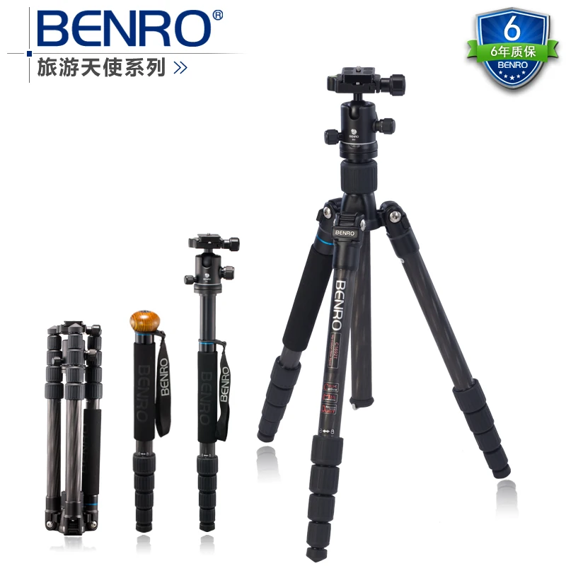 Новый монопод BENRO C1692TB0 карбоновый штатив можно сложить Сменные альпенштоки +