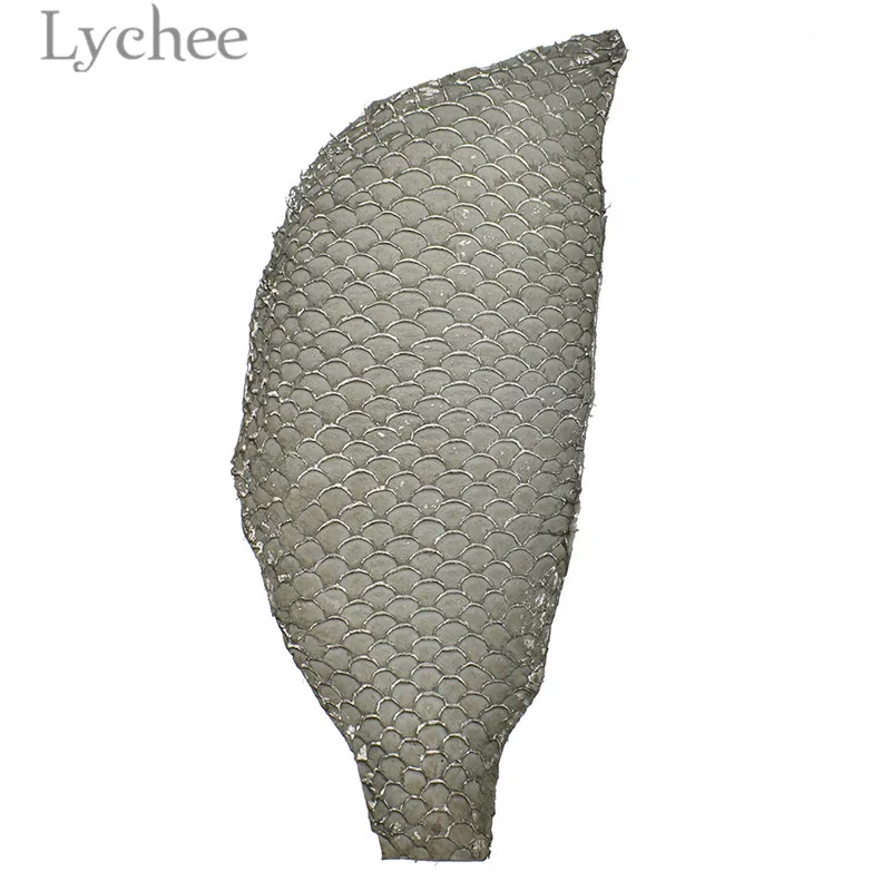 9 Lychee Genuine Fish Skin Leather Piece Multicolor Leahter Fabric DIY Sewing Material For Shoes Handbags - Цвет: 9