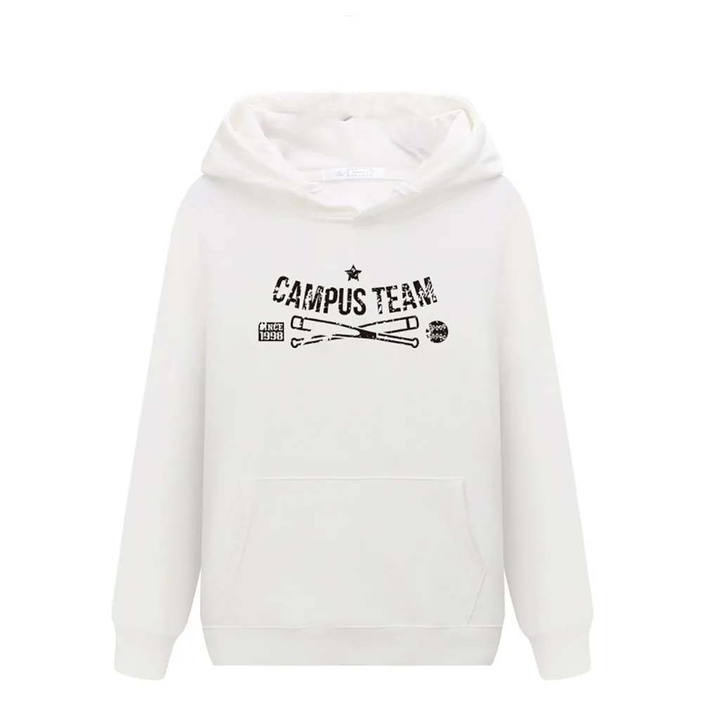 Женский свитер с капюшоном весенне осенний Модный повседневный Однотонный