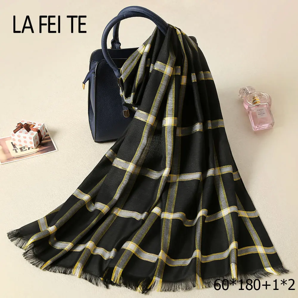 Саржевый шелковый шарф женский хиджаб 2018 летняя шаль палантин Женский Длинный