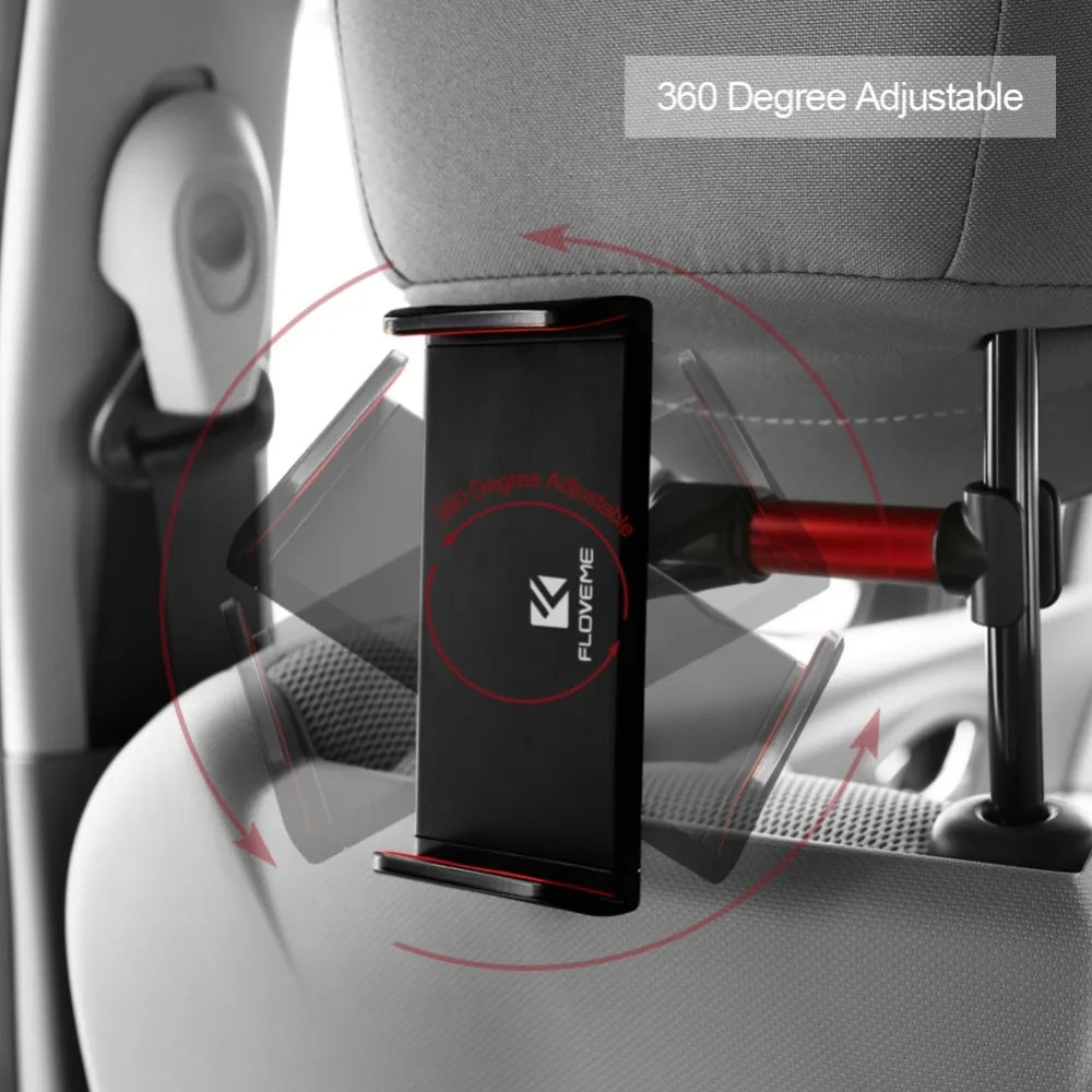 Автомобильный держатель для подголовника с поворотом на 360 градусов, держатель для мобильного телефона, держатель для телефона на заднее сиденье, планшета, ПК