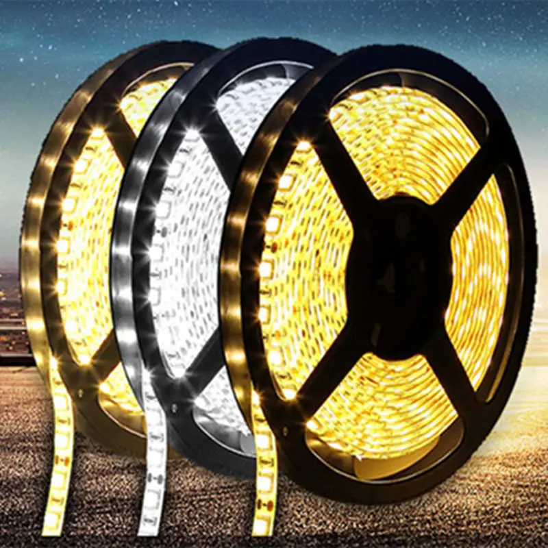5 м/компл. Светодиодные ленты лампы 2835SMD DC12V 60 Светодиодный s/М гибкий светодиодный светильник лента фон смещения светильник ing одежды/белый/RGB/красный/синий