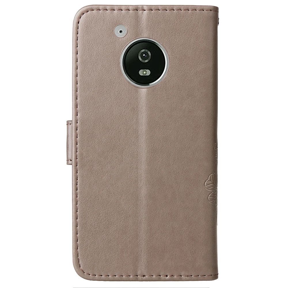 Для Moto g5 случае 3D тиснением цветок из искусственной кожи кошелек силиконовый