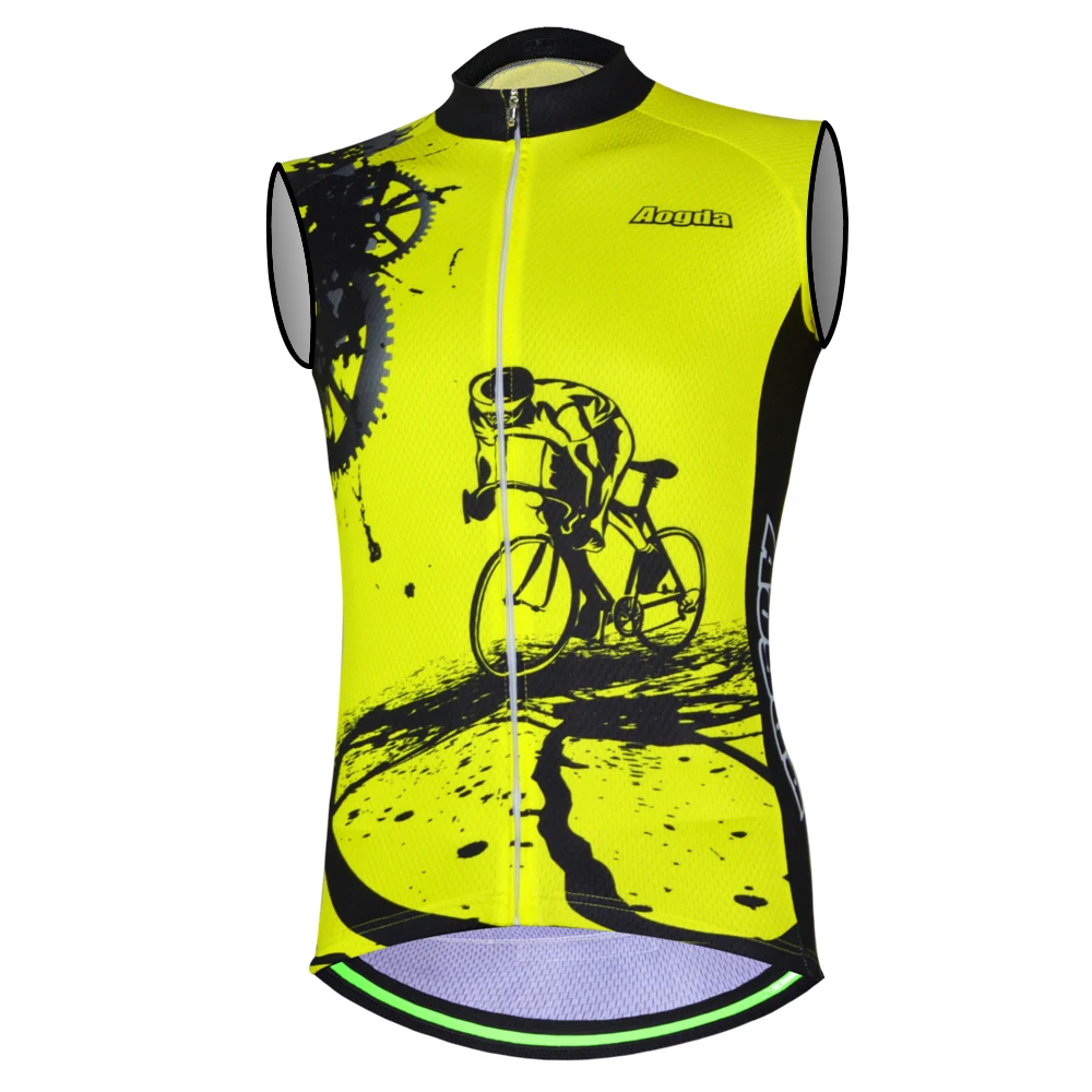 2021 Hot Breathable Cycling Vest Summer Racing Bicycle Clothing Maillot Ciclismo Sportwear MTB Sleeveless Bike Jersey
