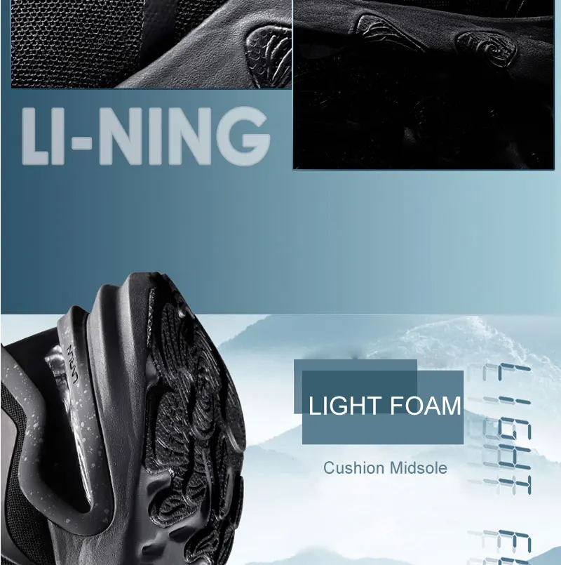 Li-Ning/мужские кроссовки ARASHI PLUS Cushoin, светильник из пеноматериала для фитнеса, прочная Светоотражающая спортивная обувь, кроссовки ARHP161 XYP934