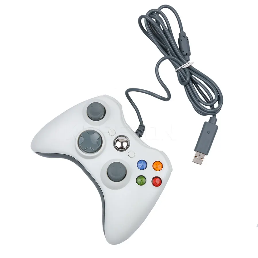 Высококачественный USB проводной Вибрационный геймпад джойстик для ПК контроллер