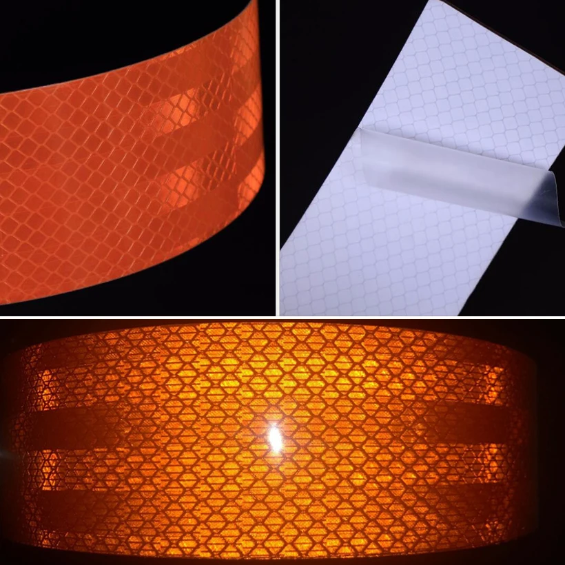 

50mm X 30m Safety Mark Warning Conspicuity Tapes Film Sticker Car Truck Motorcycle Cycling Stickers