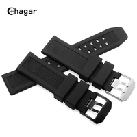 soft silicone rubber watch strap 22mm 23mm military diving sports watch band bracelet for luminox strap accessories mens