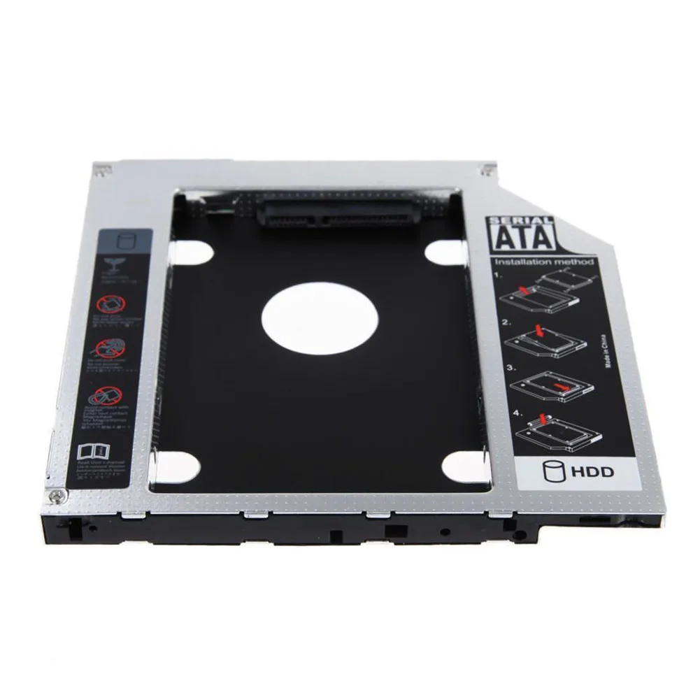 Новый 9 5 мм/12 7 мм SATA HDD SSD жесткий диск CD-ROM кронштейн Caddy Bay для MacBook Windows @ JH |
