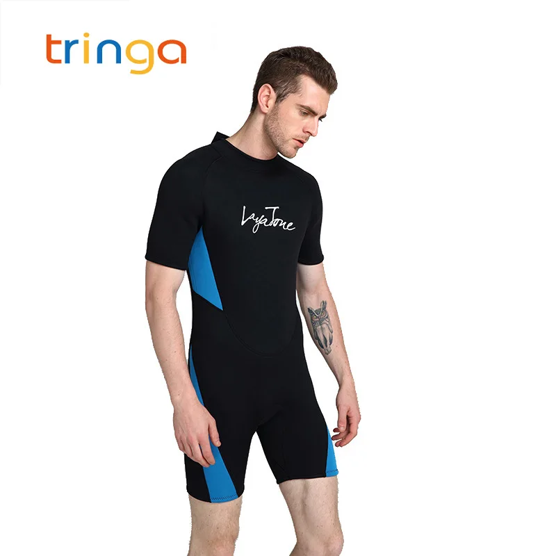 Мужской неопреновый гидрокостюм с коротким рукавом 3 мм | Спорт и развлечения