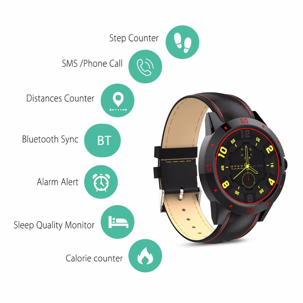 Diggro DI02 DI02 умные часы Bluetooth 4,0 MTK2502C монитор сердечного ритма шагомер монитор сна наручные часы для Android и IOS