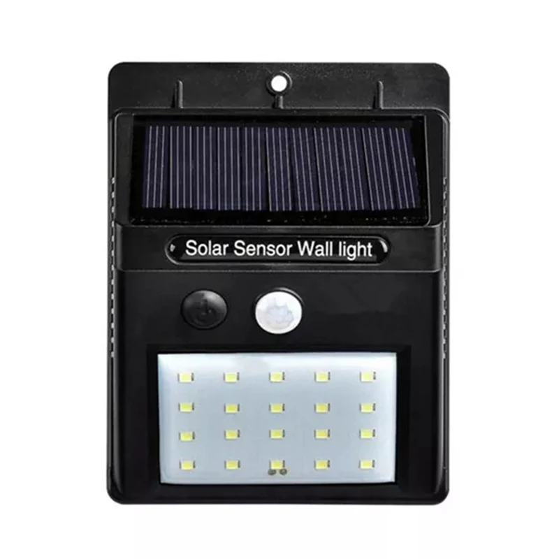 Солнечная энергия 20 LED PIR датчик движения настенный светильник энергосберегающий