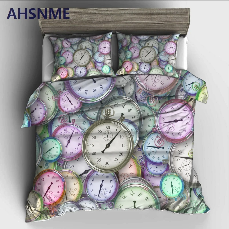 AHSNME секундомер/комплект постельного белья с высокой четкостью пододеяльник
