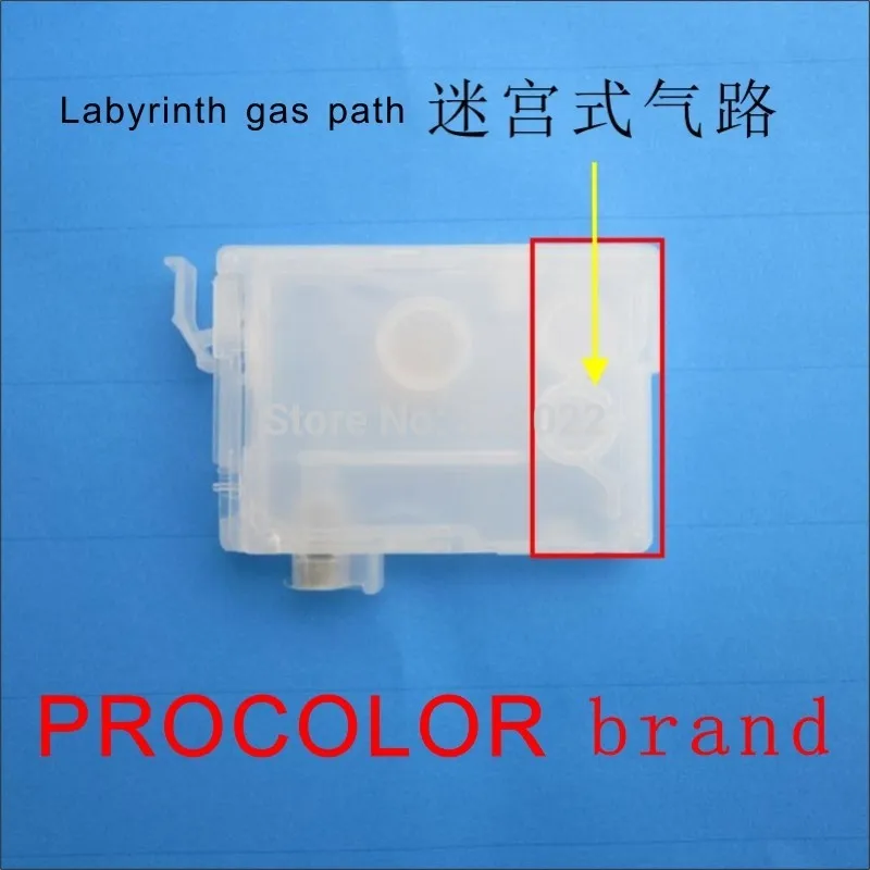 Многоразовые чернильные картриджи PROCOLOR версия для России/Украины с дуговой