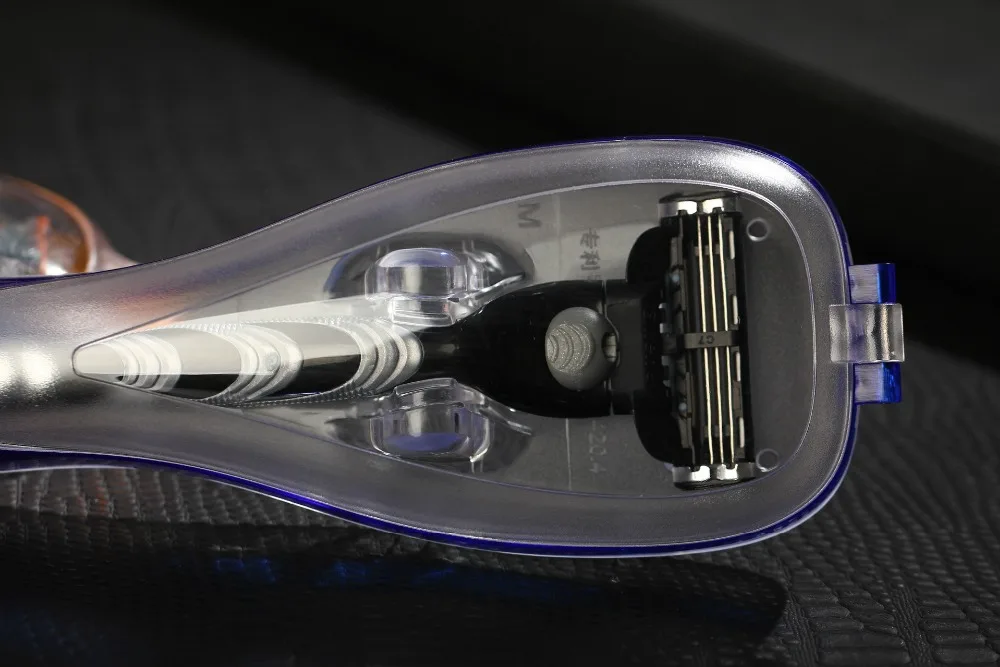 2018 нежный Портативный Для мужчин Бритвы лезвие бритвы Футляр ручка держатель Box