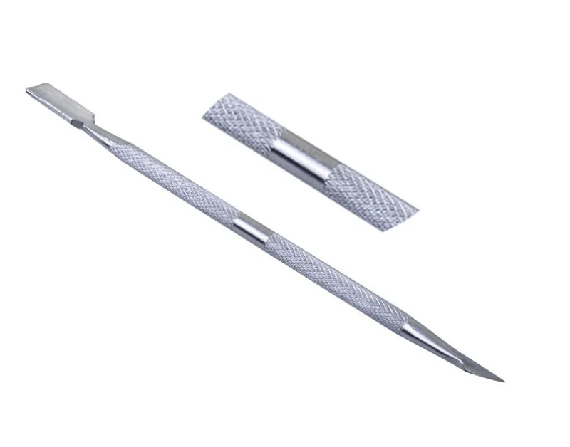 New Nail Art tools Stainless Steel Essential Cuticle 2 Way Spoon Pusher Pedicure Manicure Gift / by DHL 200pcs | Красота и здоровье