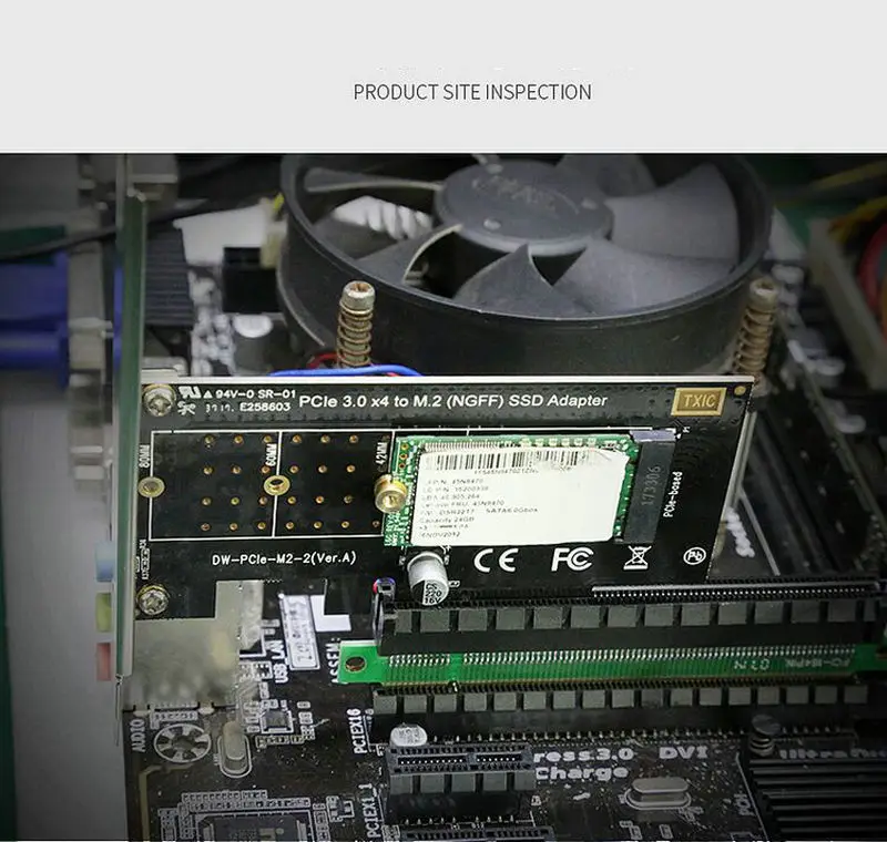 Great-Q PCI Express 3,0X4 для NVME M.2 M ключ NGFF SSD pcie M2 riser card adaptador