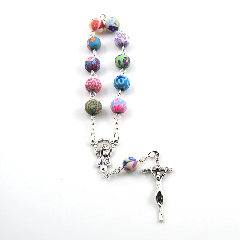 Цветной полимерный бисер 1 шт.|rosary colorful|rosary beads |