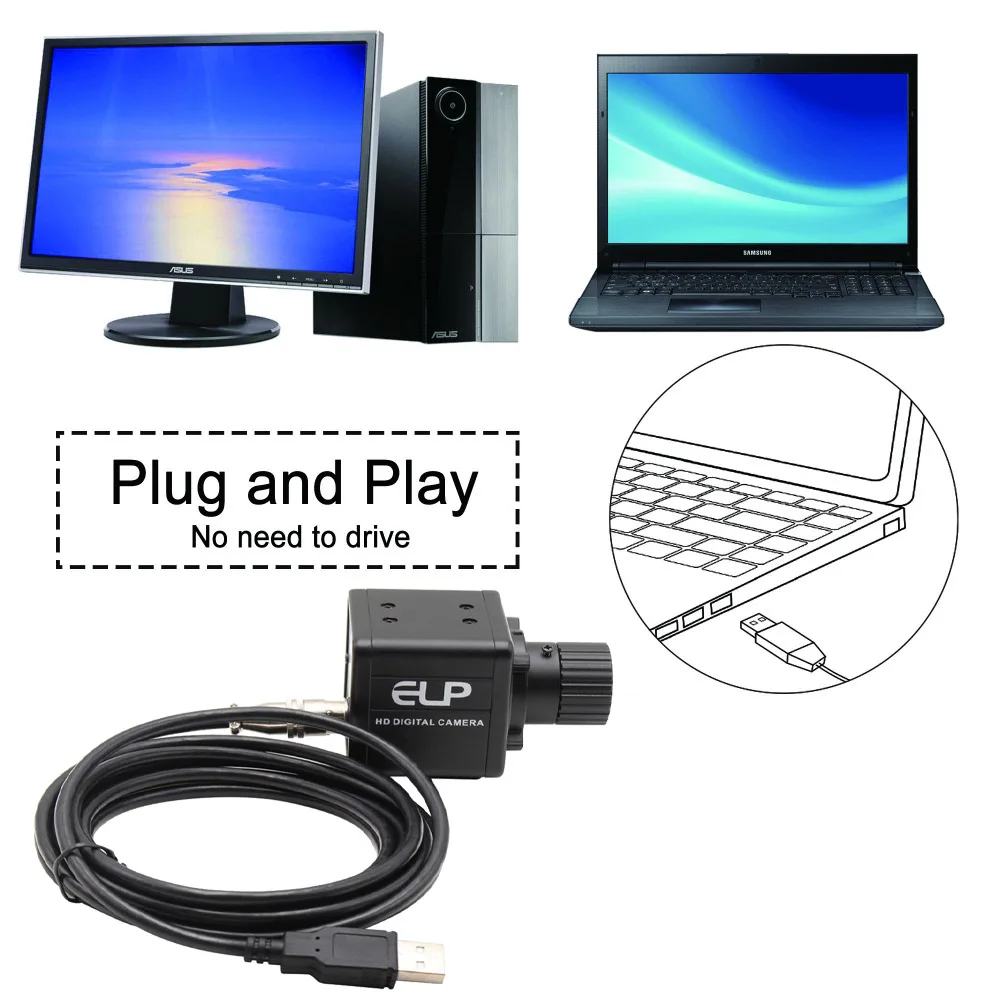ELP 8 мегапиксельная камера с высоким разрешением SONY IMX179 Mjpeg Hd USB промышленная видеокамера с 4 мм ручной фокусировкой объектив 8 Мп usb веб-камера