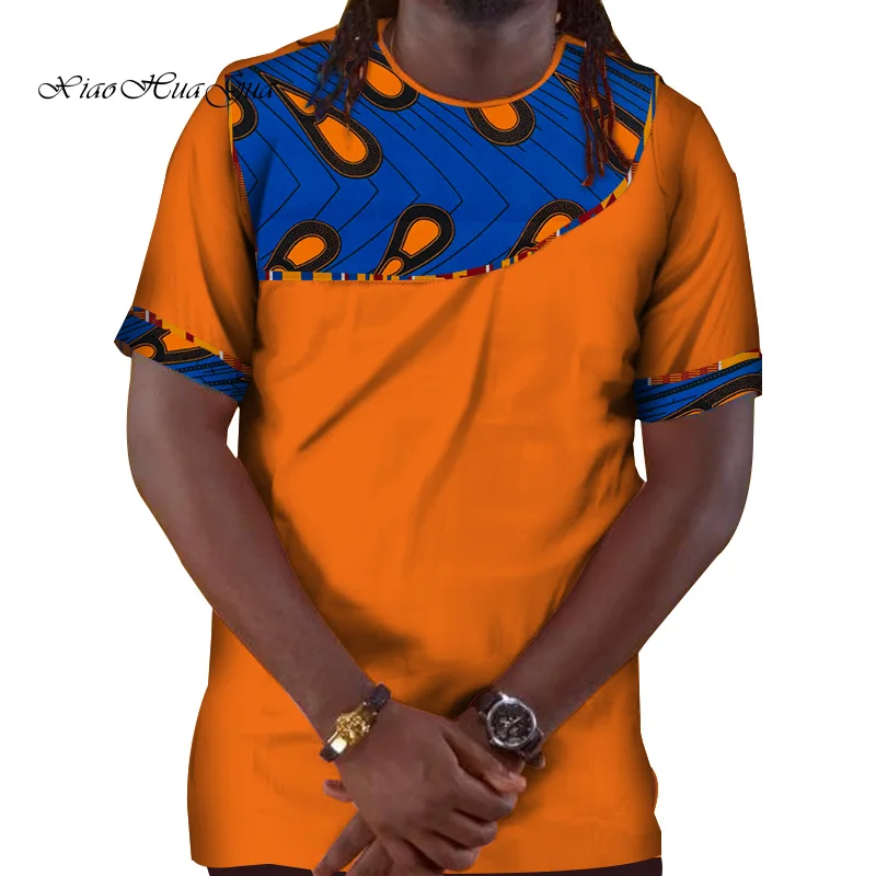 Новая модная одежда в африканском стиле Повседневные Вечерние мужские футболки