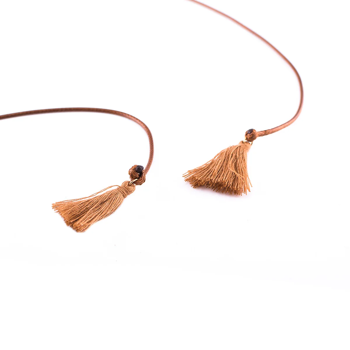 Женское длинное ожерелье N1017 простое с кисточками в виде комбинации денег