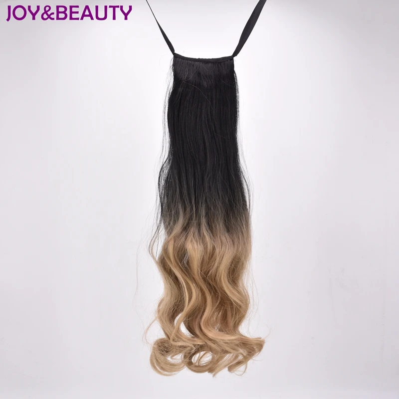 JOY& BEAUTY, смешанные цвета, синтетические волосы, длинные волнистые когти, хвосты, 22 дюйма, конский хвост, конский хвост, термостойкий парик для женщин