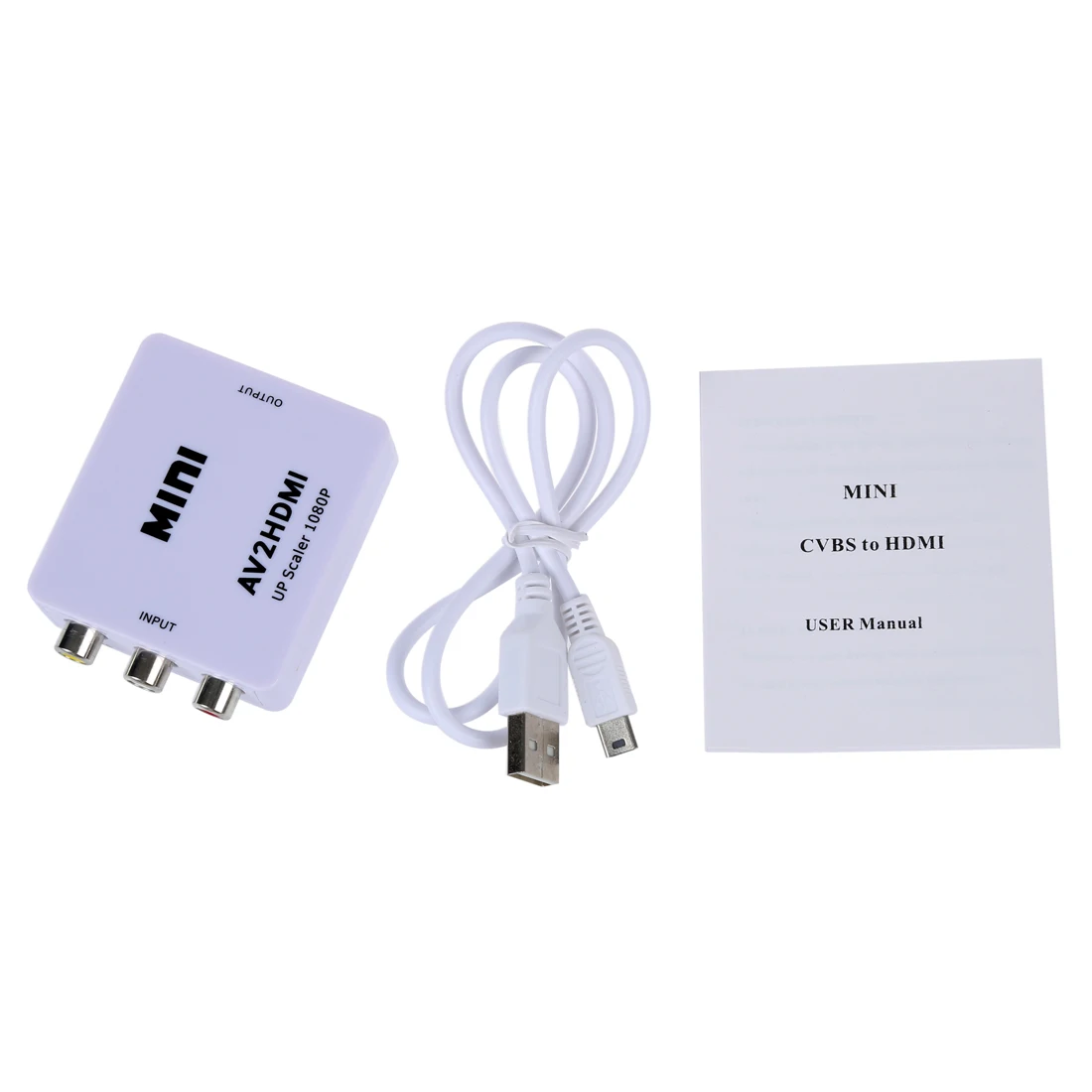 Мини AV CVBS композитный видео-hdmi конвертер масштабируется до 1080 P