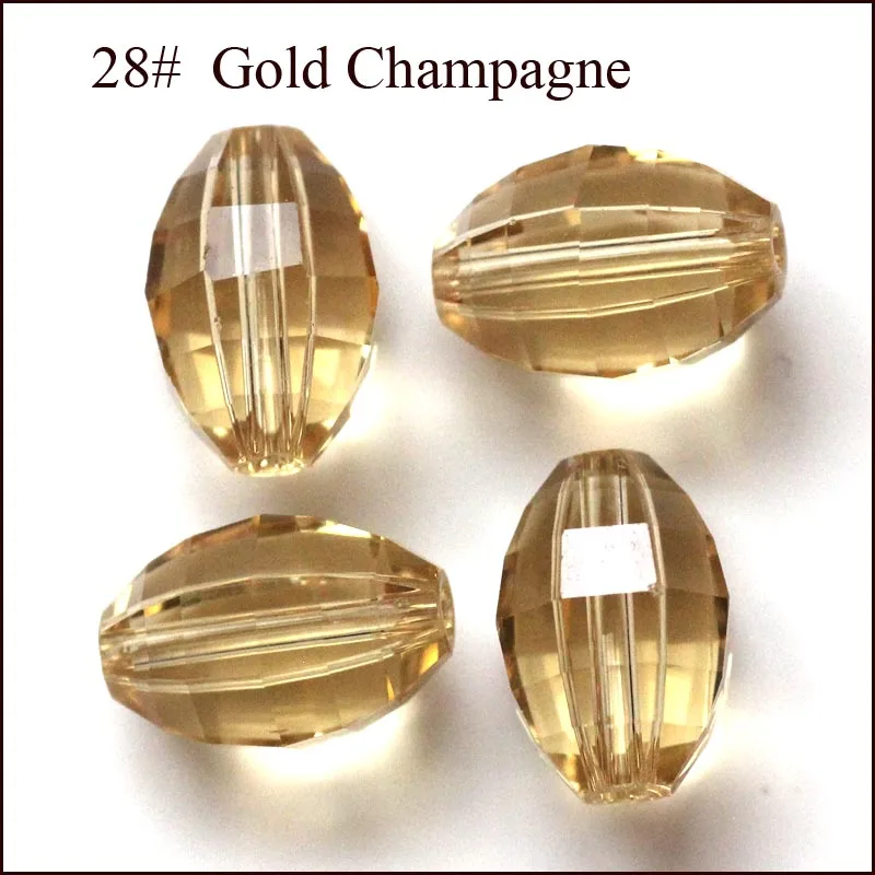 Оптовая продажа 100 шт./лот 9x6 мм граненые стеклянные бриллианты 18 цветов на выбор