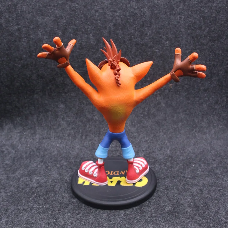 Аниме крушение Bandicoot фигурка игра крушение ПВХ Коллекционная модель игрушки 22,5 см