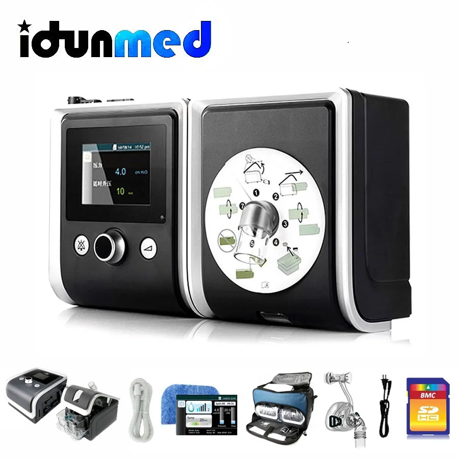 BMC CPAP машинная маска головной убор увлажнитель фильтр шланг сумка дыхательный аппарат портативный респиратор для апноэ сна Анти Храп
