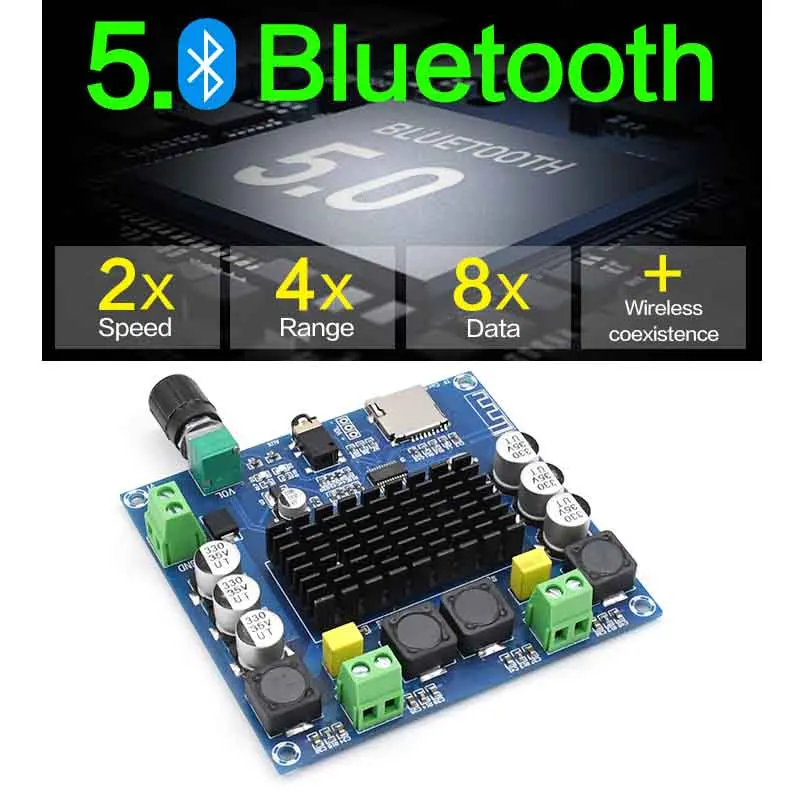 Плата Bluetooth усилителя 12 30 в 5 0 Вт * 2 TDA7498|Усилители мощности| |