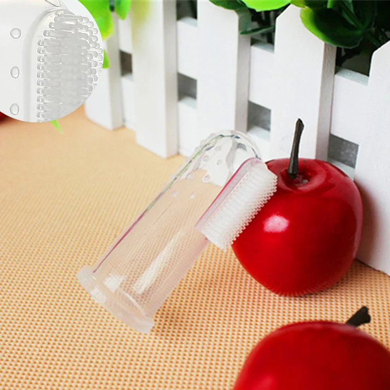 Мягкие силиконовые прозрачные Новорожденные нетоксичные детские пальчиковые