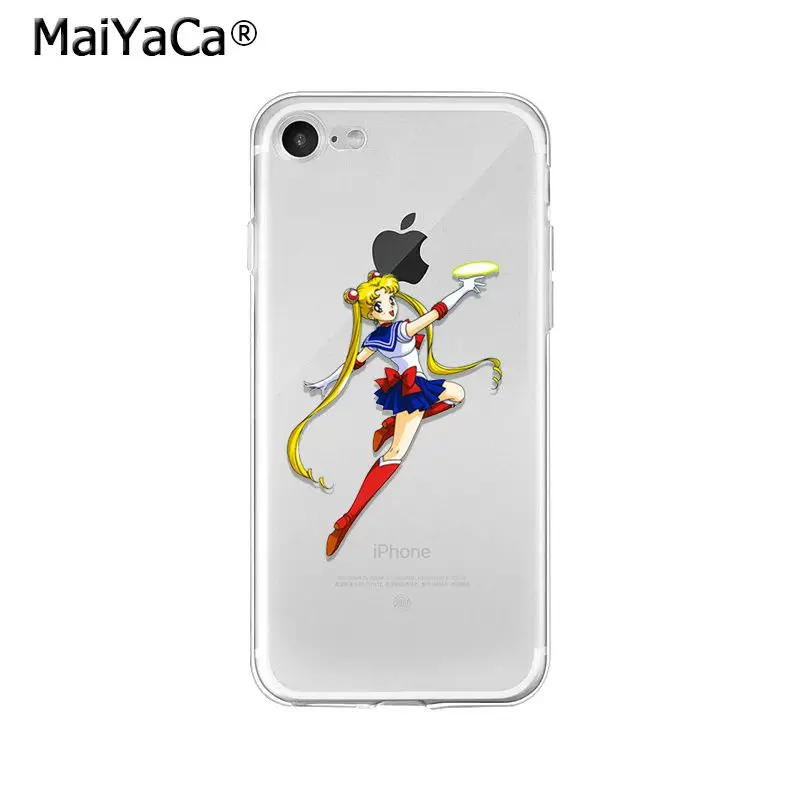 MaiYaCa аниме Сейлор Мун Девушка ТПУ мягкий чехол для телефона iPhone X XS MAX 6 6s 7 7plus 8 8Plus 5