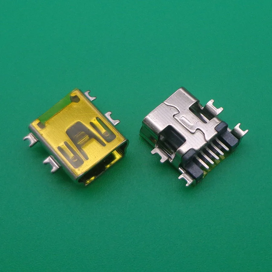 10 шт. высокое качество мини USB Тип B Женский 5 Pin SMT SMD гнездо разъема ПП короткий