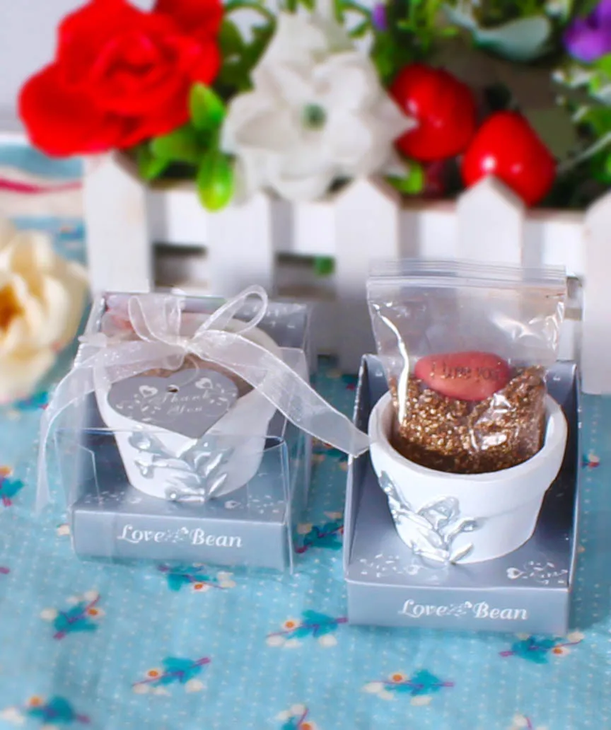 

Оптовая продажа, 1000 шт., английские слова Love Magic Bean с надписью «Love» или «I love U», хорошие Свадебные сувениры с подарочной коробкой
