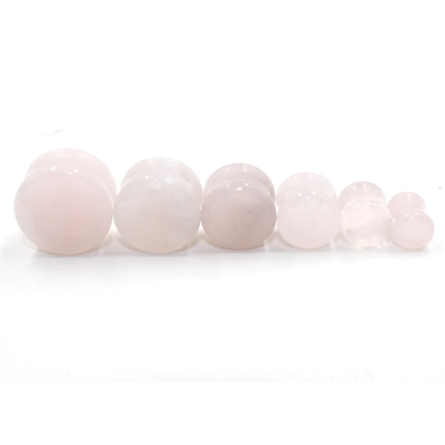 2 шт. модные розовые растягивающиеся носилки с натуральным камнем кольца для