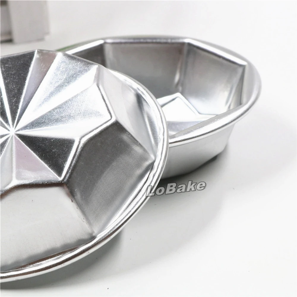 (5 шт./лот) 170 мл pinwheel мельница формы алюминия tart бобы желе пудинг плесень маленький