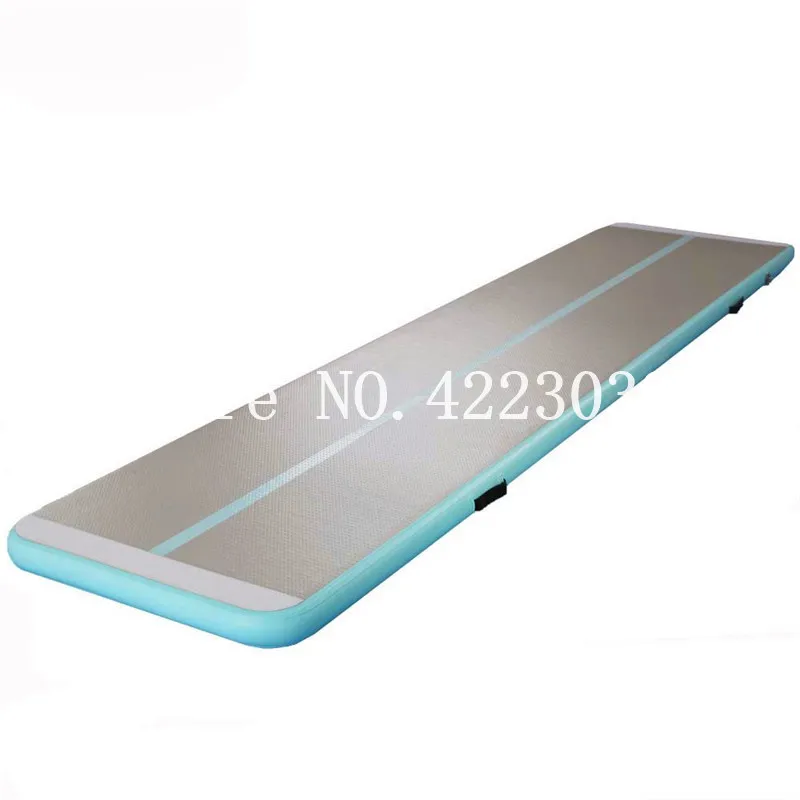 Бесплатная доставка надувной гимнастический коврик 4 м для тхэквондо воздушный