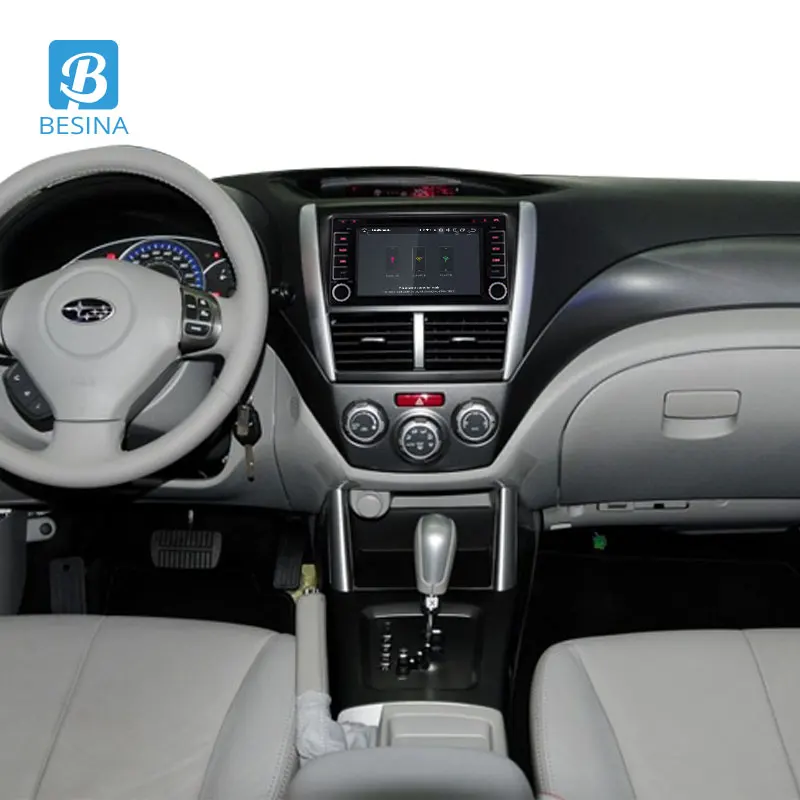 Автомобильный радиоприемник Besina Android 10 0 2 Din для Subaru Forester Impreza 2008 2011 Wi Fi стерео GPS