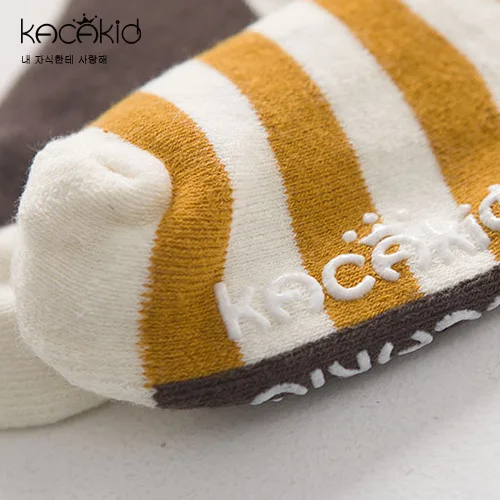 Зимние плотные детские носки kразитных цветов унисекс полосатые для мальчиков и