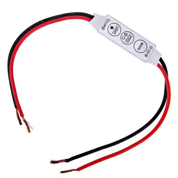 DC12 24V 3 клавиши мини LED диммер контроллер для одного цвета 5050 3528 5630 5730 Светодиодные